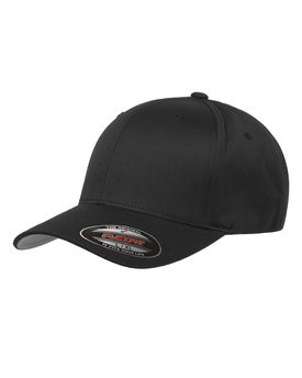 Flexfit Adult Wooly 6-Panel Cap - Black